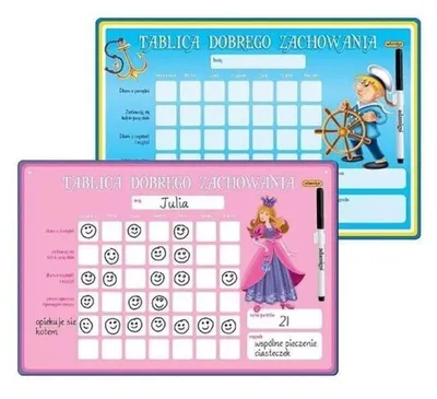 Imagen del producto de Tabla de buen comportamiento, color azul