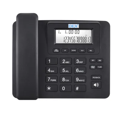 Produktbild von Bisofice Festnetztelefon mit Schnur, Unterstützung für Kurzwahltasten (Speichertaste/Blitz/Letzte Nummer), 8-Klingelmelodie