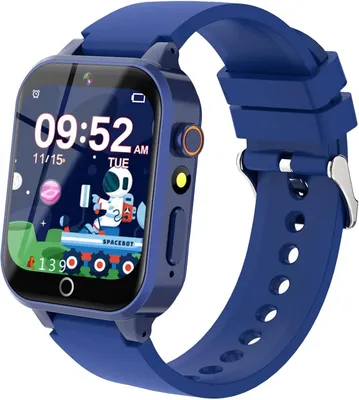 Produktbild von Kinder-Smartwatch mit 26 Spielen, Schrittzähler, Wecker mit Musiksteuerung, Zeitanzeige, Schrittzähler, Jungen und Mädchen von 3 bis 12 Jahren