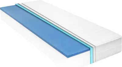 Produktbild von Matratze 140 x 200 cm Viskoelastischer Memory-Schaum 18 cm H2