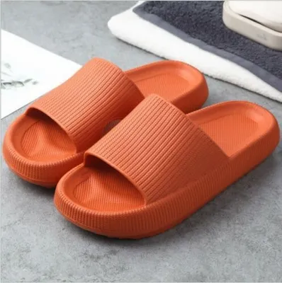 Produktbild von Damen Herren PILLOW SLIDE Sandale Non-Slip Hausschuhe Soft Schuh Drinnen Draußen 38-39 , Orange