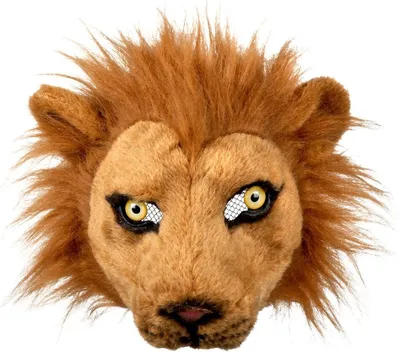Immagine prodotto di Maschera da leone animale con criniera da leone maschera da collo in peluche per adulti