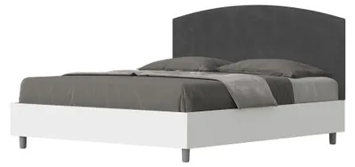 Immagine prodotto di Letto Matrimoniale 160x200 cm con Rete e Contenitore Antilia Grigio