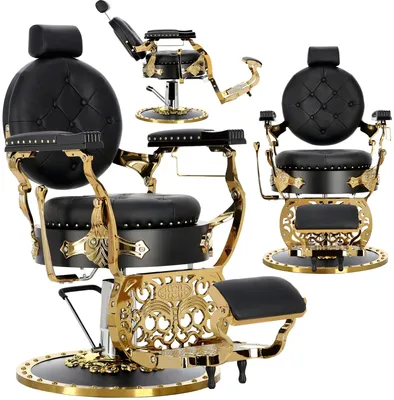 Image de Chaise de coiffeur hydraulique pour salon de coiffure barber shop David Barberking