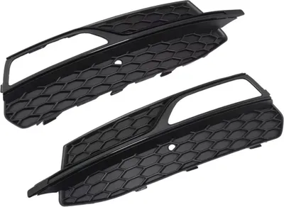 Immagine prodotto di Griglia - A nido d'ape - Nero - ABS - Per Audi A3 S-Line (2014-2016) / A3 S3 (2013-2017) - Frontale sportivo - Accessori auto