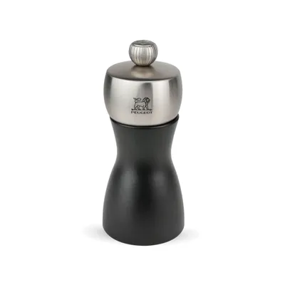 Obrázek produktu pro Peugeot Fidji, Mlýnek na pepř, Černá, Nerezová ocel, Dřevo, Nerezová ocel, 120 mm