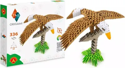 Zdjęcie produktu dla Origami 3D Orzeł zestaw kreatywny 336 elementów