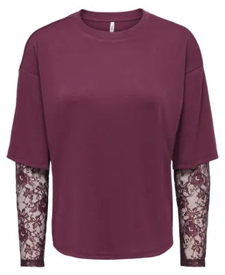 Produktbild von ONLY Onltahlia L/S Lace Top JRS