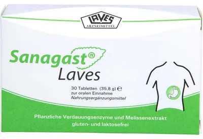 Obrázek produktu pro Sanagast Laves tablety, 30 tablet