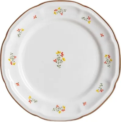 Obrázok produktu pre HOMLA GRETA Dezertný tanier s kvetinovým vzorom 21 cm