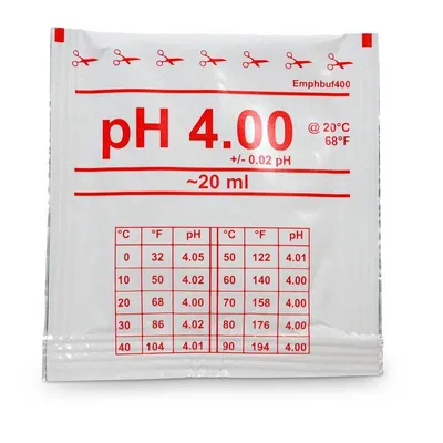 Produktbild von WATER-I.D. Kalibrierlösung, Eichlösung 20ml pH 4.00