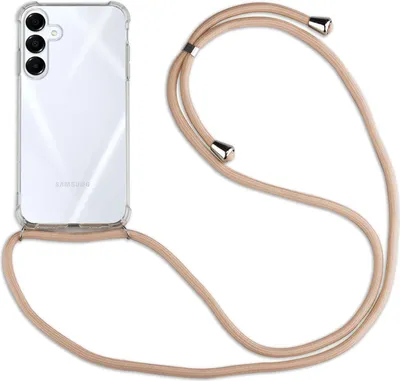 Produktbild von Handykette für Samsung Galaxy A16 Handyhülle mit Band Hülle in Beige / Braun