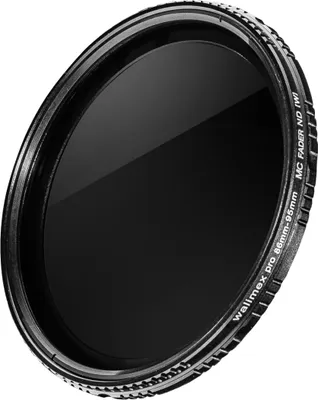 Produktbild von Walimex pro ND-Fader Graufilter vergütet 86 mm ND2-ND400 - Objektiv Filter aus hochwertigem optischem Glas, mit Metallfassung und Schutzhülle - Foto Zubehör