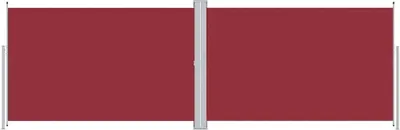 Obrázok produktu pre vidaXL Bočná výsuvná markíza červená 200x600 cm