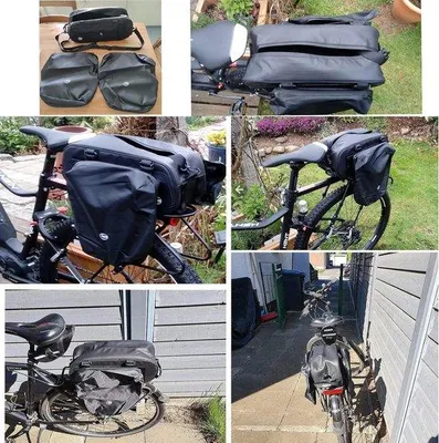 Productafbeelding van Famanu fietstas 26 liter, waterdicht - reflecterend - transporttas