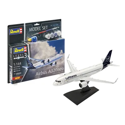 Produktbild von Revell Airbus A320neo, Flugzeug, Montagesatz, 1:144, Airbus A320neo, Unisex, 38 Stück(e)
