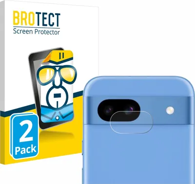 Produktbild von 2x Für Google Pixel 8a (NUR Kameraschutz) Schutzfolie BROTECT Displayschutz Display Schutz Folie Klar Transparent
