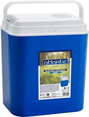Obrázek produktu pro Chladicí box ATLANTIC, 18 litrů, aktivní, 12V, chlazení, bez BPA, modrý