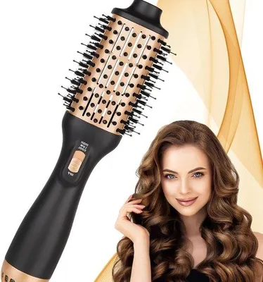 Produktbild von Heißluftbürste – Haartrockner und Styling-Gerät – 4-in-1-Funktion – 1000 Watt – Schwarz