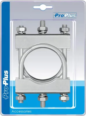 Immagine prodotto di Staffa ad U tonda 60/70mm per morsetto ruotino - set da 2 pezzi in blister
