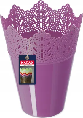 Zdjęcie produktu dla KADAX Doniczka Osłonka Donica Na Kwiaty 12cm Kolory