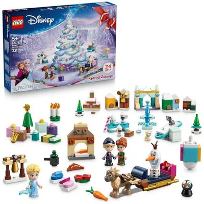 Obrázok produktu pre LEGO Disney Princess Adventný kalendár 2026, Stavebnica, 5 rok / roky, Plast, 290 kusov, 380 g