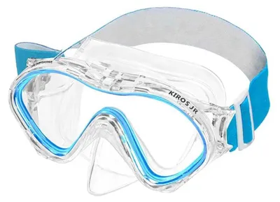 Immagine prodotto di Maschera da snorkeling Abysstar Kiros Mt Junior, blu, per bambini, taglia unica