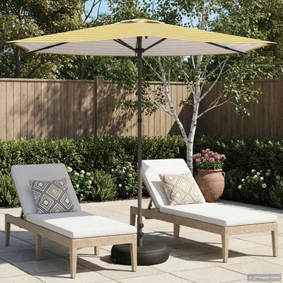 Productafbeelding van Maison Exclusive - Tuinzonneparasol, 270 x 270 cm, polyester, rechthoekig
