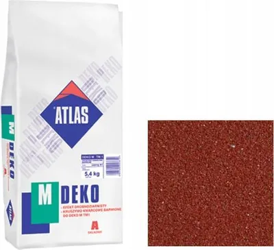Immagine prodotto di Aggregato Atlas DEKO M rosso mattone 5,4 kg