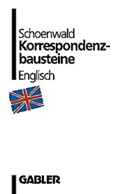 Produktbild von Korrespondenzbausteine Englisch
