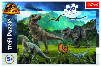 Image de Trefl TREFL JURASSIC WORD puzzle 100 pcs