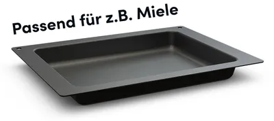 Produktbild von Hoffmann Backblech tief 44,7x36 cm Aluguss Antihaft passend für z.B. Miele