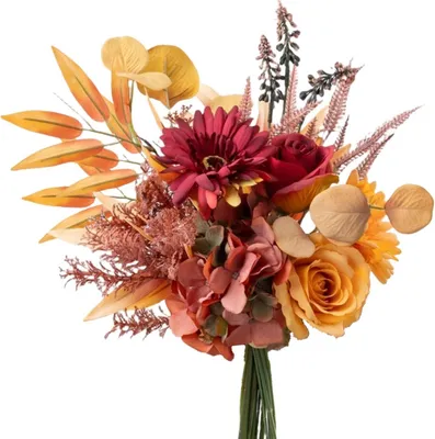 Imagen del producto de Flores artificiales de seda, tipo hortensia, muy realistas, ideales para la decoración del hogar, bodas y jardines
