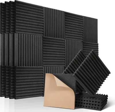 Produktbild von Famanu Akustikschaum selbstklebend - 30 x 30 x 2,5 cm, 50 Stück