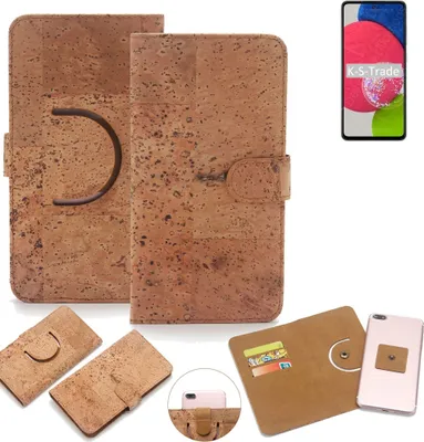 Produktbild von K-S-Trade Handy Hülle Schutz Hülle kompatibel mit Samsung Galaxy A52s 5G Handyhülle Schutzhülle Korkhülle Kork-Hülle 1x