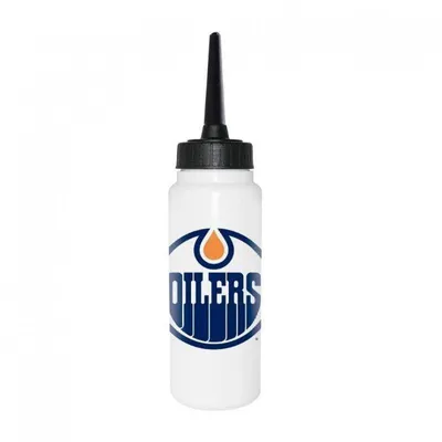 Immagine prodotto di Borraccia sportiva NHL con cannuccia lunga, 1000 ml, logo Edmonton Oilers