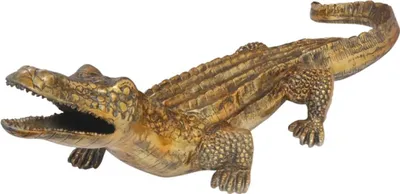 Produktbild von Deko-Figur Alligator 2 aus Aluminium 165 x 45 x 60 cm