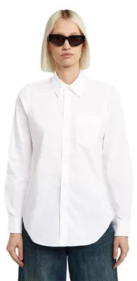 Productafbeelding van G-star D27115-d321, slim fit, langarmshirt, wit, maat XS, voor dames, kleur wit, maat XS