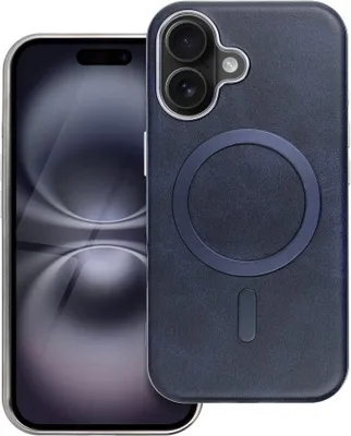 Produktbild von GENTLEMAN MAG COVER Case kompatibel mit MagSafe passend für IPHONE 16 PRO navy blue