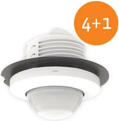 Productafbeelding van Niko BEWEGINGSMELDER 360°, 230V, bereik 13 meter (M42LR PAKKET (4+1) SF)
