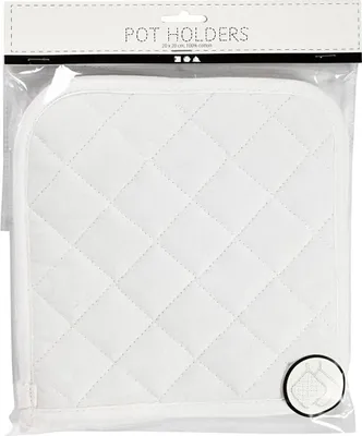 Image de Creativ Company CC Coton maniques 20x20 cm blanc 2 pièces