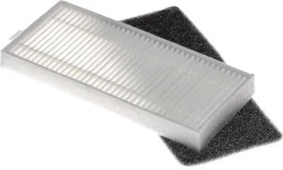 Produktbild von vhbw Filter-Set Ersatz für Ecovacs BS280 für Saugroboter - 2x Ersatz-Filter (HEPA-Filter, Schaumstoff-Filter)