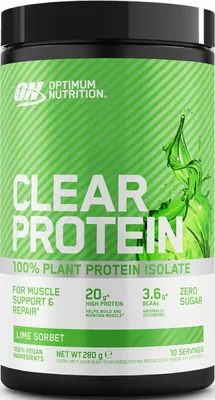 Produktbild von Optimum Nutrition Clear Vegan Protein (280g) Lime Sorbet - Eiweiße - Klares Protein