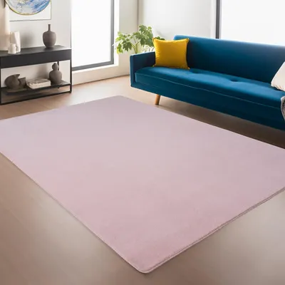 Zdjęcie produktu dla Ayyildiz | Dywan Pluszowy Joy - 200 cm x 280 cm - Różowy - Miękki - Antypoślizgowy -