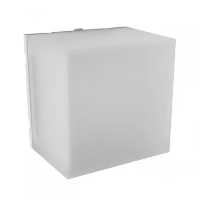 Productafbeelding van Spectrum LED Außenleuchte Wandleuchte Scatollo Weiß 10x10cm IP54 5W 650lm CCT 3000K/4000K/6000K