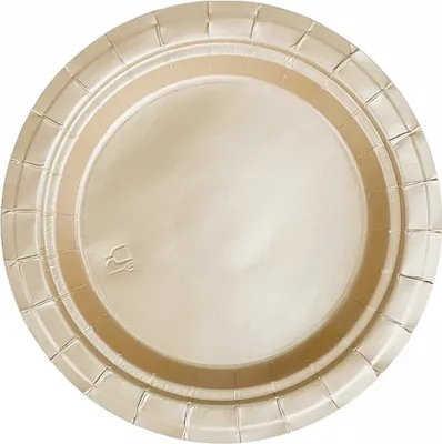 Produktbild von Party Pappteller 20 Stück gold 18cm - Einheitsgröße
