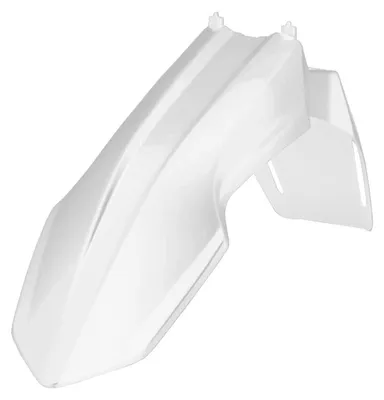 Productafbeelding van POLISPORT Wit voorwielspatbord voor Suzuki DR-Z 400, modeljaren 2000-2024