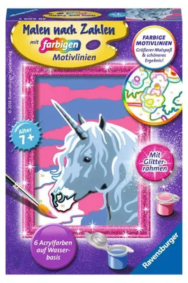 Zdjęcie produktu dla Ravensburger 00.029.609, 1 stron(y), Dołączone farby, Dziewczyna, Zestaw do kolorowania według numerów