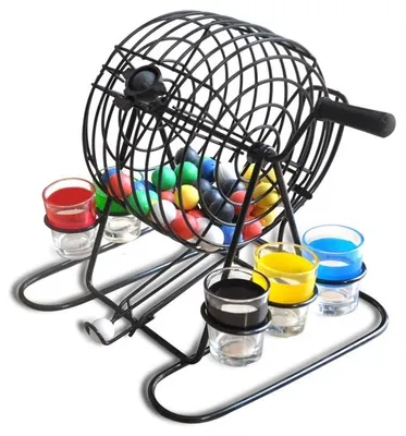 Produktbild von Bingo Trinkspiel mit 6 Gläsern