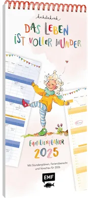 Produktbild von Familienplaner 2025: Das Leben ist voller Wunder | Familienkalender mit 5 Spalten